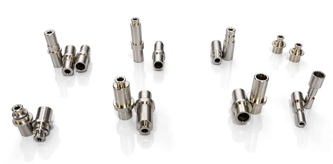 Ferrules, Nipples & Pivot Pins — precision turned components